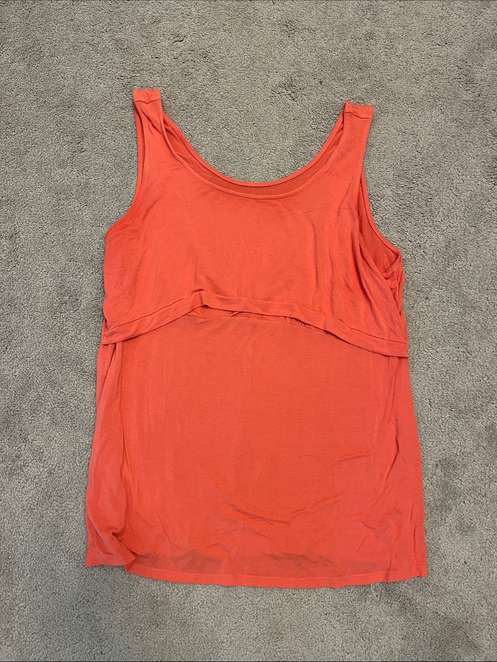 a:glow Coral Sleeveless Nursing Tank